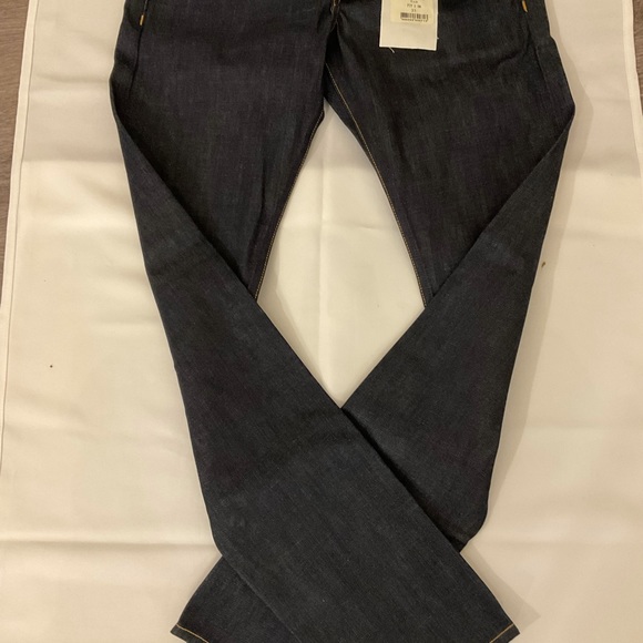 RAG AND BONE NWOT JEANS SZ 31  Style #M1223C401 Fit 2. Slim Raw Denim - Picture 6 of 13
